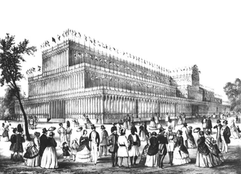 View of the Exterior of the Crystal Palace, built for the Great Exhibition of 1851